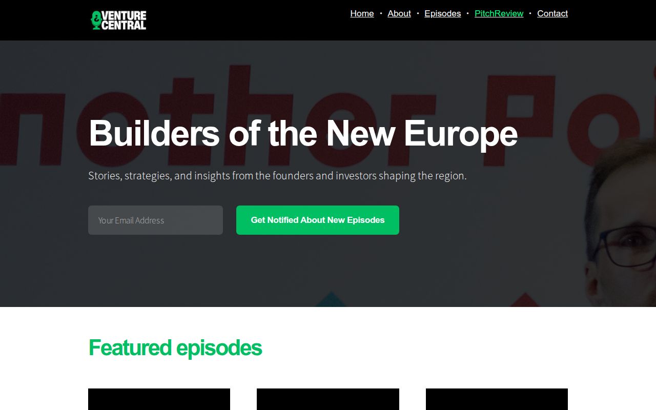 Venture Central - Builders of the New Europe